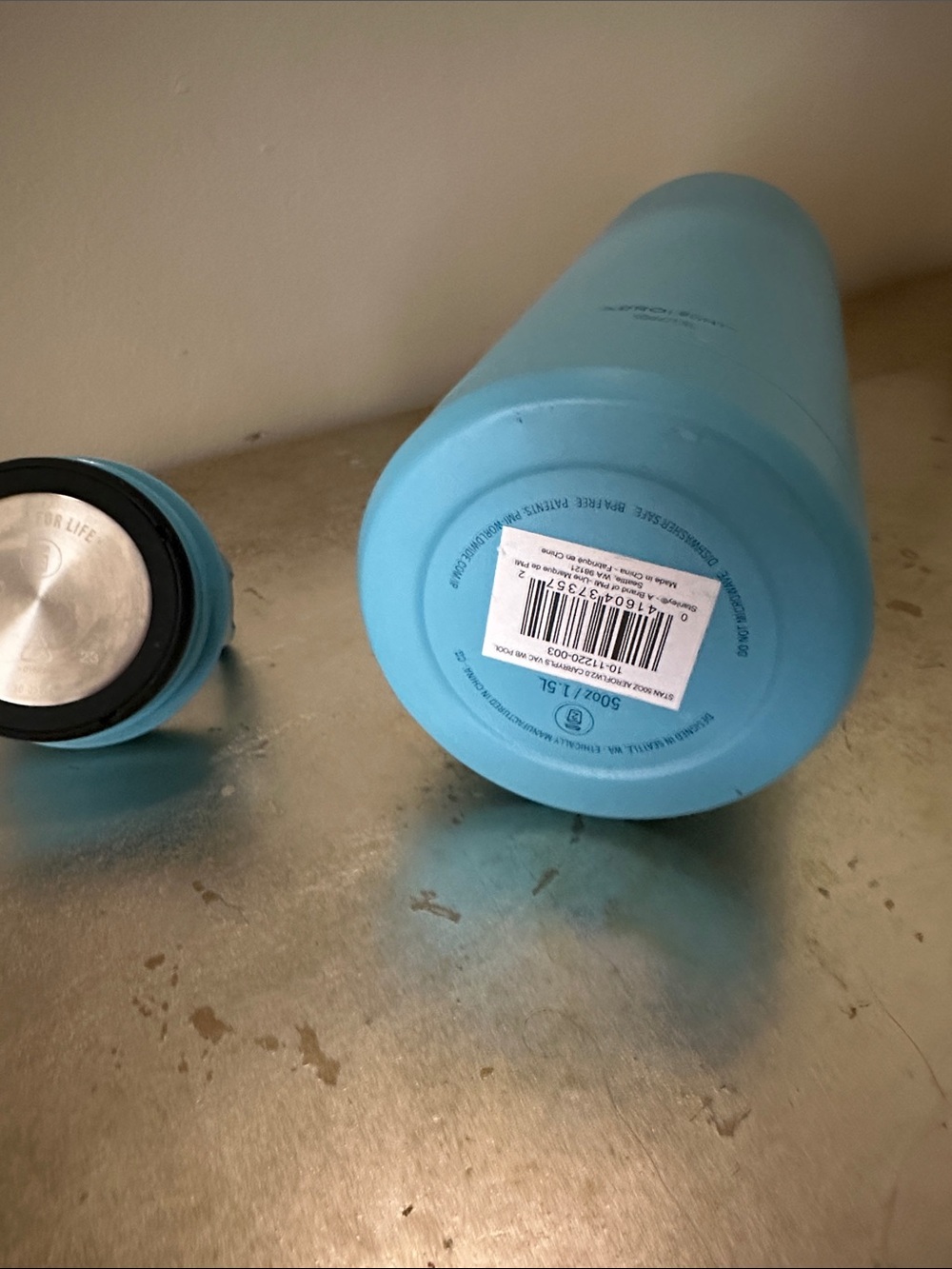 Stanley Aqua Sky Blue Stainless Travel Tumbler 50 oz used good condition - Picture 7 of 7